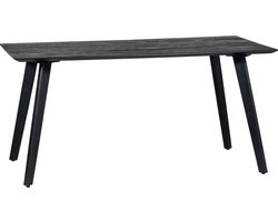 Giga Meubel Eettafel Oslo - Zwart Mangohout - 160x90x76cm