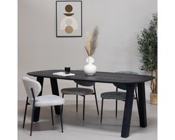 Giga Meubel Eettafel Sensi - Deens Ovaal - Mangohout - 200cm
