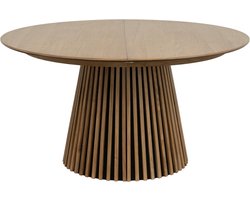 Giga Meubel Eettafel Svendborg - Uitschuifbaar Ø140-240cm - Naturel