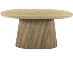 Giga Meubel Eettafel Sylla - Ovaal Naturel Hout - 160x90x75cm