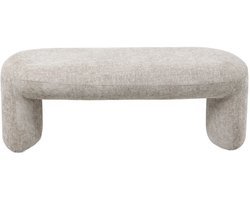 Giga Meubel Halbankje Raven - Stof Taupe - 110x45x40cm