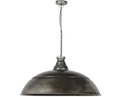 Giga Meubel Hanglamp Industry - Grijs Metaal - 1-Lichts - 80x80x150cm