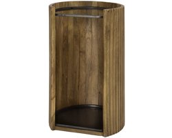Giga Meubel Paraplubak Wave - Naturel Mangohout - 28x33x50cm