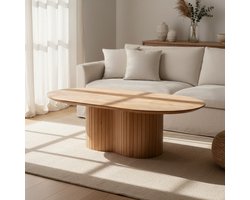 Giga Meubel Salontafel Ava - Naturel Mangohout - 120x70x35cm