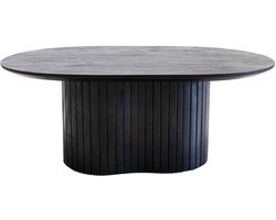 Giga Meubel Salontafel Ava - Ovaal - Mangohout - 90cm
