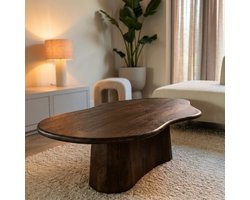 Giga Meubel Salontafel Jessie - Organisch - Mangohout - 120cm