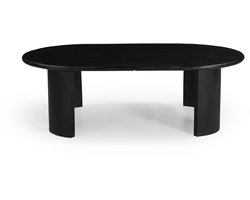 Giga Meubel Salontafel Maikel - Ovaal - Mangohout - 120cm