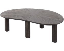 Giga Meubel Salontafel Maya - Donkerbruin Hout - 110x68x36cm