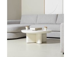 Giga Meubel Salontafel Miso - Rond - Eco Composiet - 90cm