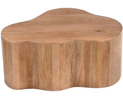 Giga Meubel Salontafel Moos - Organisch Naturel Hout - 70x50x30cm
