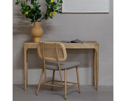 Giga Meubel Sidetable Kelsa - Naturel Mangohout - 120x35x76cm