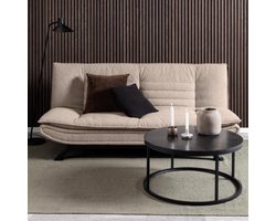 Giga Meubel Slaapbank Nico 3-Zits - 196x98x91cm - Beige