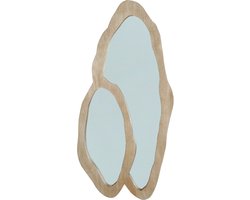 Giga Meubel Spiegel Christa - Organisch - Naturel - 110cm