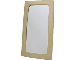 Giga Meubel Spiegel Paige Rechthoek - Naturel - 61x4x109cm