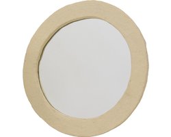 Giga Meubel Spiegel Paige - Rond - Naturel - 60cm