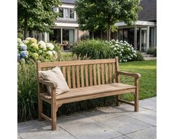 Giga Meubel Teakhouten Tuinbank Java - 2-Zits Buitenbank - 120cm
