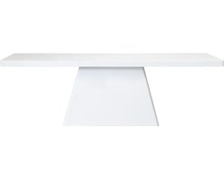 Giga Meubel Tuintafel Avia - Rechthoek 160cm - Wit Eco Composiet
