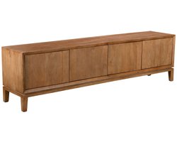 Giga Meubel Tv-meubel Juno - Mangohout - Lichtbruin - 200x40x55cm