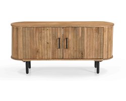 Giga Meubel Tv-Meubel Merel - Mangohout/Metaal - Bruin - 120cm