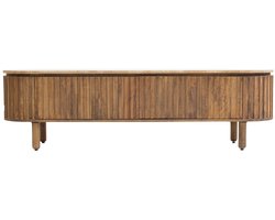 Giga Meubel Tv-Meubel Myra - Mangohout/Travertin - Bruin - 175cm