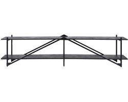 Giga Meubel Tv-Meubel Piega - Zwart - 220x35x51cm