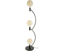 Giga Meubel Vloerlamp Arcus - Zwart - 3-Lichts - 35x30x160cm