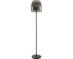 Giga Meubel Vloerlamp Drift Glass - Smoke Glas - 1-Lichts - 35x35x170cm