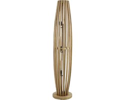 Giga Meubel Vloerlamp Orbit L - Mangohout Naturel - 3-Lichts - 145x28x28cm