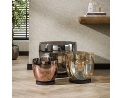 Giga Meubel Vloerlamp Up XL - Smoke Glas - 1-Lichts - 33x33x32cm