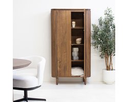 Giga Meubel Wandkast Myra - Mangohout - 95x40x180cm