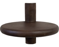 Giga Meubel Wandplank Febe - Bruin Mangohout - 25x25x20cm