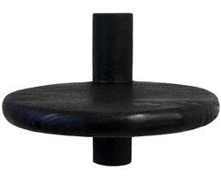 Giga Meubel Wandplank Febe - Zwart Mangohout - 25x25x20cm