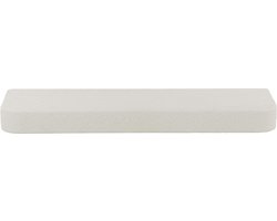 Giga Meubel Wandplank Stone - Wit Marmer Composiet - 100x29x8cm
