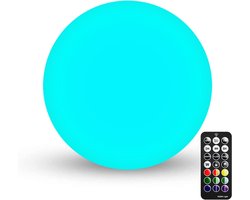 Gigicial Bolvormige lamp - Waterdichte nachtlamp/decoratieve lamp, 16 kleuren en 5 helderheidsniveaus - 1 stuk - Multicolor