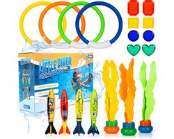 GILA - Duikspeelgoed - Zwembad Speelgoed - Duikringen - 19 Delig