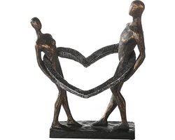 Gilde handwerk - Bronzen sculptuur Verbonden Beeld liefde
