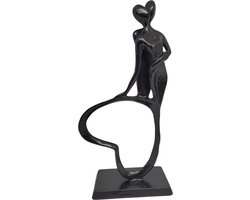 Gilde Handwerk Design - Sculptuur - Beeld - Stand by Me -Metaal - zwart