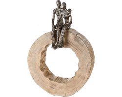 Gilde handwerk - Sculptuur - Beeld - Hout Aluminium - Together on top