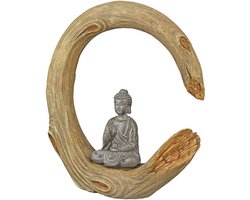 Gilde Handwerk Sculptuur Beeld Polyresin Buddha
