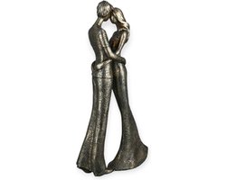 Gilde Handwerk - Sculptuur Beeld - Romantiek - Polyresin - Robuust Goud - 30cm