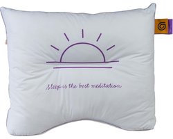 Gilder® ZEN kussen Firm | vulling 70% vezelbolletjes, 30% latex staafjes (Fusionfiber) | vulgewicht 1150 gr. | anti-allergisch | 60x70 cm