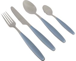 Gimex Colour Line Bestek - Blauw - 16-Delig