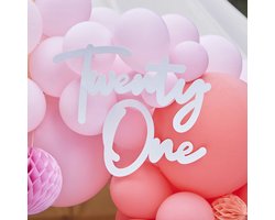 Ginger Ray - Ginger Ray - Bord Twenty one - DIY Ballonboog