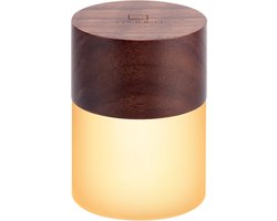 Gingko Large Lemelia Lamp - LED - Walnoothout