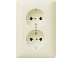 Gira wandcontactdoos systeem 55 (WCD-schakelmateriaal) - 078301 - E2FX4