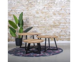 Gister&Vandaag Salontafel Leonie | Mangohout | Rond