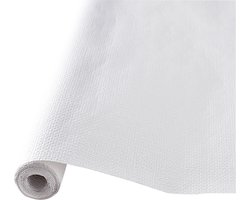 Givi Italia Tafelkleed op rol - 2x - papier - wit - rechthoekig - 120cm x 5m - Feest/bruiloft tafelkleden