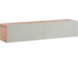 GLADSTONE - Wandgemonteerd TV-meubel - Lichtgroen- 140 cm - Vezelplaat