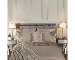 Glamour Gewatteerd Pailletten Fluwelen Dekbedovertrek - Super Kingsize Bed