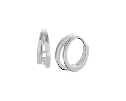 Glams klapoorringen - Zilver